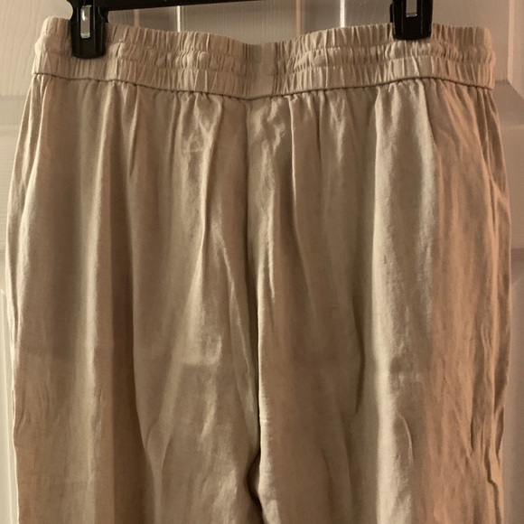 J. McLaughlin linen draw string pants - Picture 3 of 3